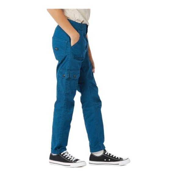 Signature by Levi Strauss & Co‎ Boys blue Dual Pocket Cargo twill Pants size M - Picture 4 of 5
